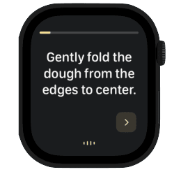 Mise Apple Watch cooking preview